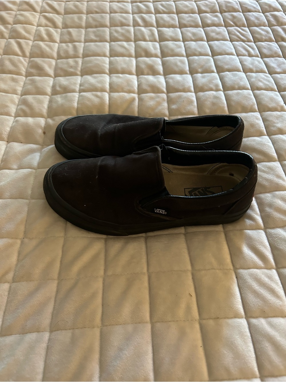 Vans Men’s Slip-On Canvas Loafers - Black